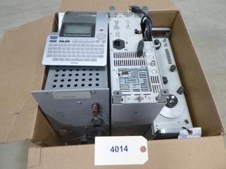 HP Low Frequency Oscillator, Model 202CR and Brother Label Maker( East Wall)