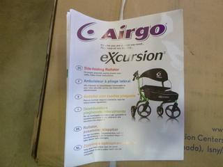 Unused Airgo Excursion X20 Side Folding Rollator (T-5-2)