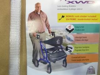 Unused Airgo Excursion X20 Side Folding Rollator