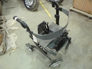 Side Folding 2 In 1 Rollator and Transport Chair