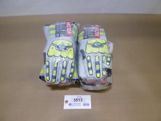 (10) Unused BDG Arc Tek Cut/Impact/Arc Premium Work Gloves, Size XL, (2) Size Large (C2)