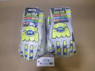 (12) Unused BDG Arc Tek Cut/Impact/Arc Premium Work Gloves, Size XXL (C2)