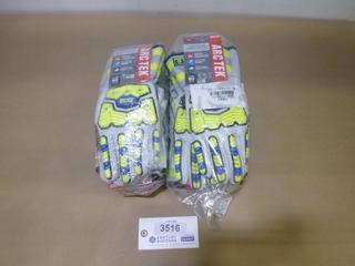 (6) Unused BDG Arc Tek Cut/Impact/Arc Premium Work Gloves, Size XS, (6) Size Small (C2)