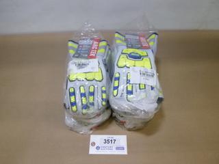 (12) Unused BDG Arc Tek Cut/Impact/Arc Premium Work Gloves, Size Medium (C2)