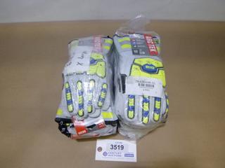 (12) Unused BDG Arc Tek Premium Work Gloves, Size XL (C2)