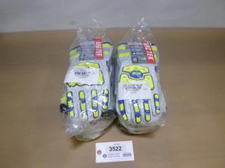 (12) Unused BDG Arc Tek Premium Work Gloves, Size Medium (C2)