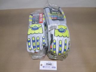 (6) Unused BDG Arc Tek Premium Work Gloves, Size Small, (6) Size Medium (C2)