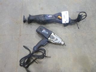 (1) 1/2 In. Impact Wrench, (1) Compact Reciprocating Saw (N-5-1)