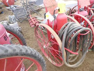 Ansul Redline 58 Fire Extinguisher Cart w/ Hose, Nozzle and 2 Tanks (Row 1)