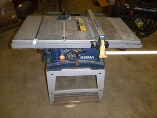 Rona 10 In. Table Saw (EAST WALL)