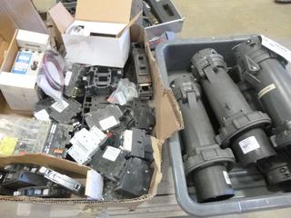 Box of Electrical Breakers and Watertight Plugs (N-2-2)