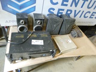Kenwood Power Amplifier, Precent Series Amp, Set Of Philips Speakers, Set of Kicker Speakers (N-2-3)
