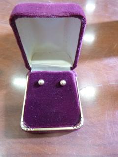 Pair of 10 KT Gold Earrings (Office)