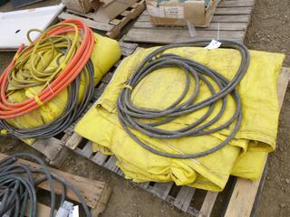 (2) Pallets of Tarps and Extension Cords (Row 4)