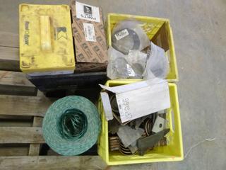 Qty of Assorted Ditch Witch Parts, Hydraulic Oil Filters, Twine And More (L-2-2)