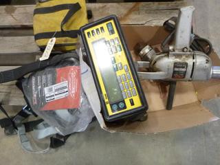 Fall Protection Equipment, Trimble Radio, Mini Saw Attachments, Valve, Vintage Skil Power Drill (L-2-2)