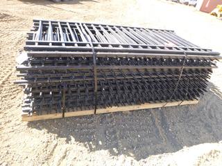 232 Ft. Total Length of 4 Ft. High Ornamental Panels  (East Fence)