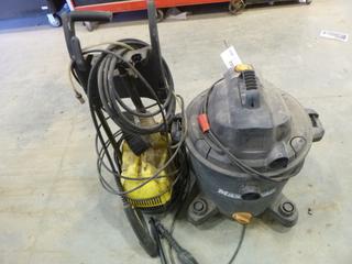 Karcher Electric Pressure Washer, Master Vac, Shop Vacuum (Row 2)