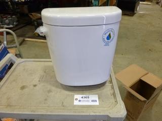Unused, Somerton Corona White, Dual Flus Tank with Side Lever, Part 829110 (A1)