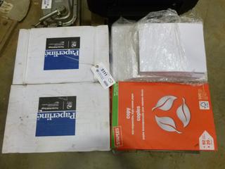 Office Supplies: 11 In. x 17 In. Reams of Paper, 7,500 Sheets Unopened, Office File Folders (S-4-2)
