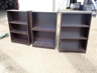 (3) Book Shelves, 31 1/2 In. x 48 In. x 13 3/4 In.