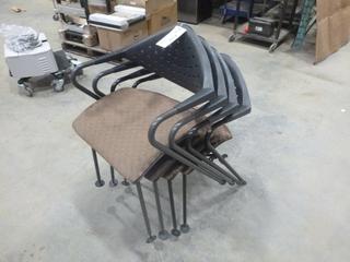 (4) Metal Frame Stacking Chairs (K-1-2)