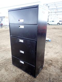 5 Drawer Filing Cabinet, 36 In. x 67 In. x 19 In. *Note: No Key*