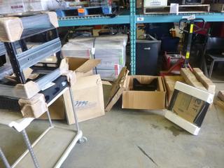 (2) Middle Atlantic Products Rotating Sliding Rail System, CFR Series Cabinet Frame Back 