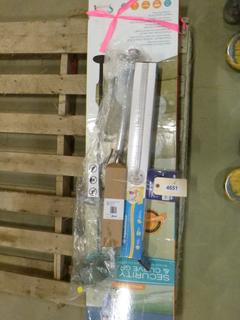 Security Grab Bar / Pole, Universal Cup Holder, Arm Brace Walking Cane, 24 In Grab Bar, Rear Anti Tip Wheels (E2)
