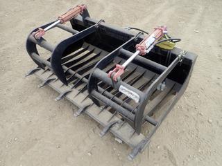 Stout 64in Skeleton Grapple Bucket Attachment To Fit Skid Steer