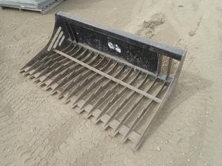 66in Skeleton Bucket Attachment To Fit Skid Steer