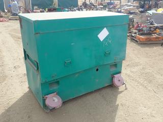 60in X 30in X 48in Greenlee Flat Top Box *Note: Has Some Damage*