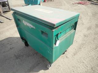 48in X 30in X 38in Greenlee Storage Box *Note: Dent On Front*