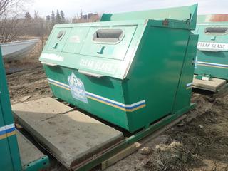 88in X 80in X 66in Haul-All PR6RD Bear Tight And Animal Resistant Refuse Container w/ Concrete Pad And Hyd Dump  *Note: Item Cannot Be Removed Until May 31 Unless Mutually Agreed Upon, Buyer Responsible For Load Out*