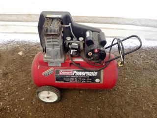 Coleman Powermate Model CP0502013 20Gal 100-130PSI 115V Portable Belt Drive Air Compressor