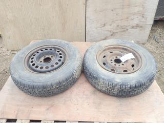 (2) Uniroyal P195/75 R14 Tires