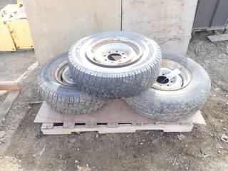 (2) Moto Master Total Terrian 245/75 R16 Tires And (1) Radial Steel 9.5 R16.5 LT Tire