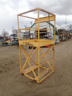 Lifting Technologies Model CER2-500 2-Person Man Basket To Fit Forklift. SN ER1295522