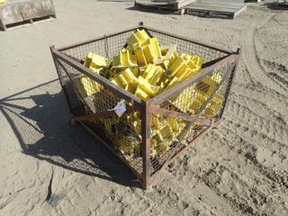 Metal Basket C/w Qty Of 4X4 Supports