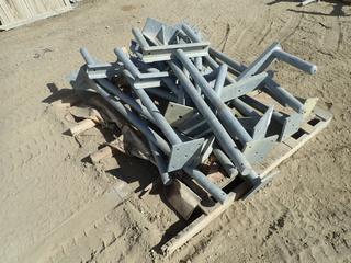 Qty Of Galvanized Pipe Brackets For Mounting Lights