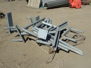 Qty Of Assorted Size Galvanized Pipe