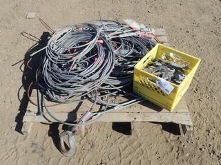 Qty Of Wire Rope Slings And Fall Arrest Slings And Hooks