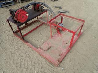 Hydraulic Pump System w/ Stand *Note: Missing Motor*