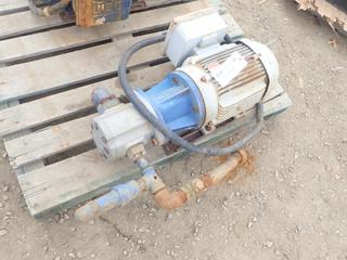 Dowty Water Pump C/w Weg 7.5hp 208-230V Motor *Note: Running Condition Unknown*