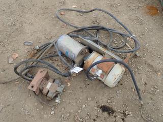 Webster Water Pump C/w Weg 1hp 208-230/460V 3-Phase Motor And Hose *Note: Running Condition Unknown*