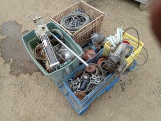 Qty Of Rope, Winch, Pulleys For Motor, Hydraulic Hose, Weir Concept Hyd Actuators And Misc Supplies