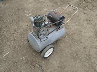 Eagle Portable Air Compressor C/w Franklin 3/4hp Single Phase Motor *Note: Running Condition Unknown*