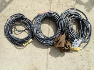 Qty Of (3) Heavy Duty Extension Cords