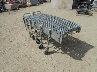 30in Portable Extendable Roller Conveyor