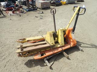 Qty Of (3) Pallet Jacks *Note: (1) Requires Repair*